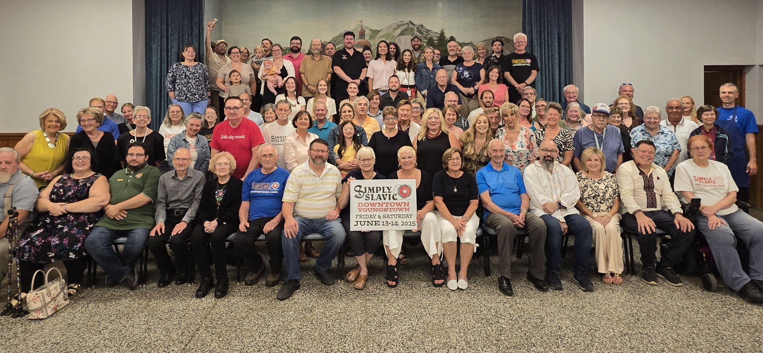 Everyone involved in the simply slavic festival downtown youngstown