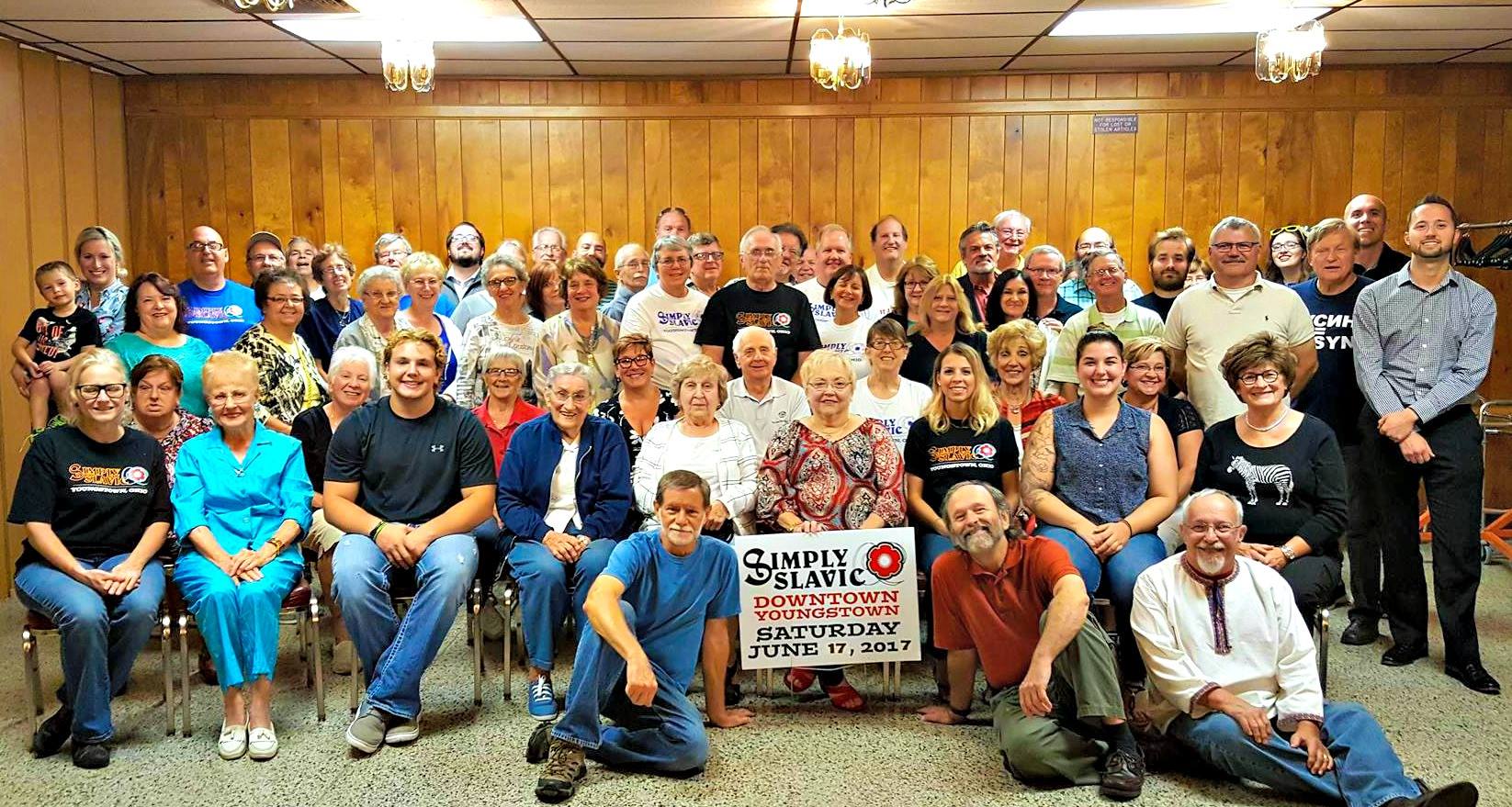 A group of simply slavic volunteers